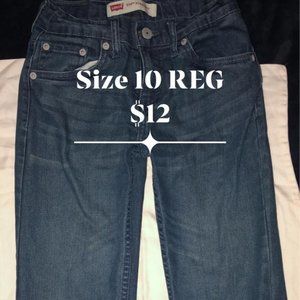 Levi's Size Boys 10 Regular